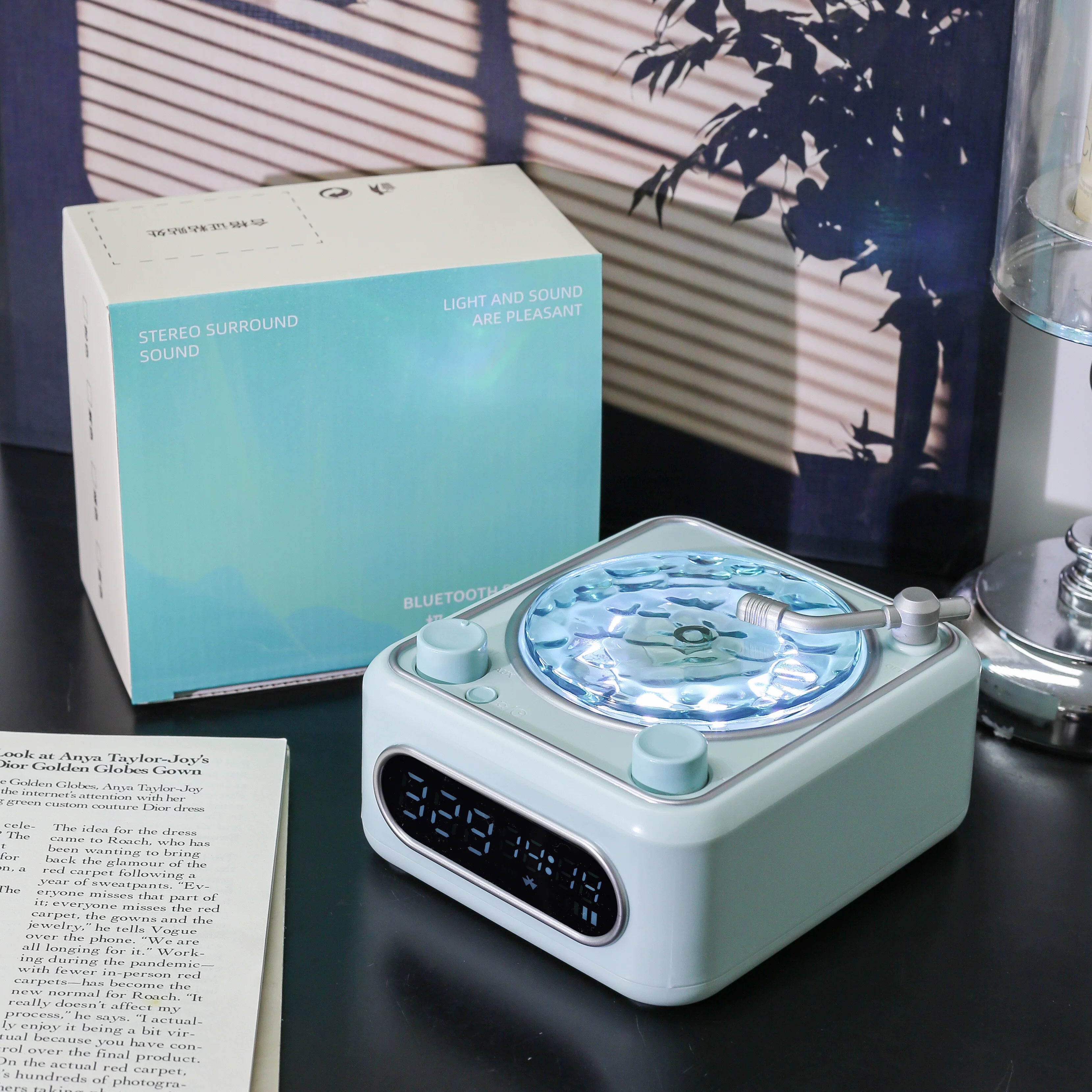 Multifunction Bluetooth Speaker with RGB Lamp & White Noise
