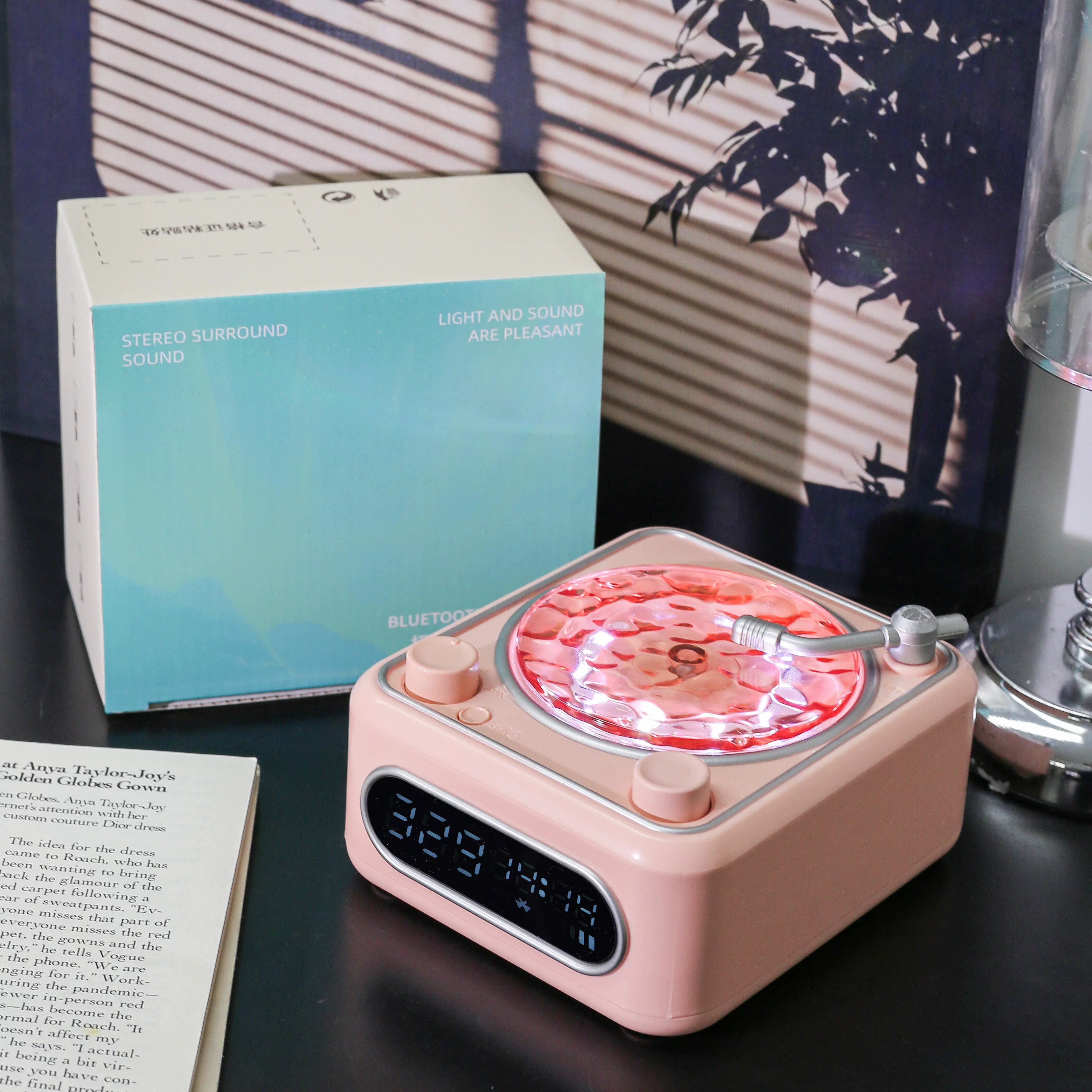 Multifunction Bluetooth Speaker with RGB Lamp & White Noise