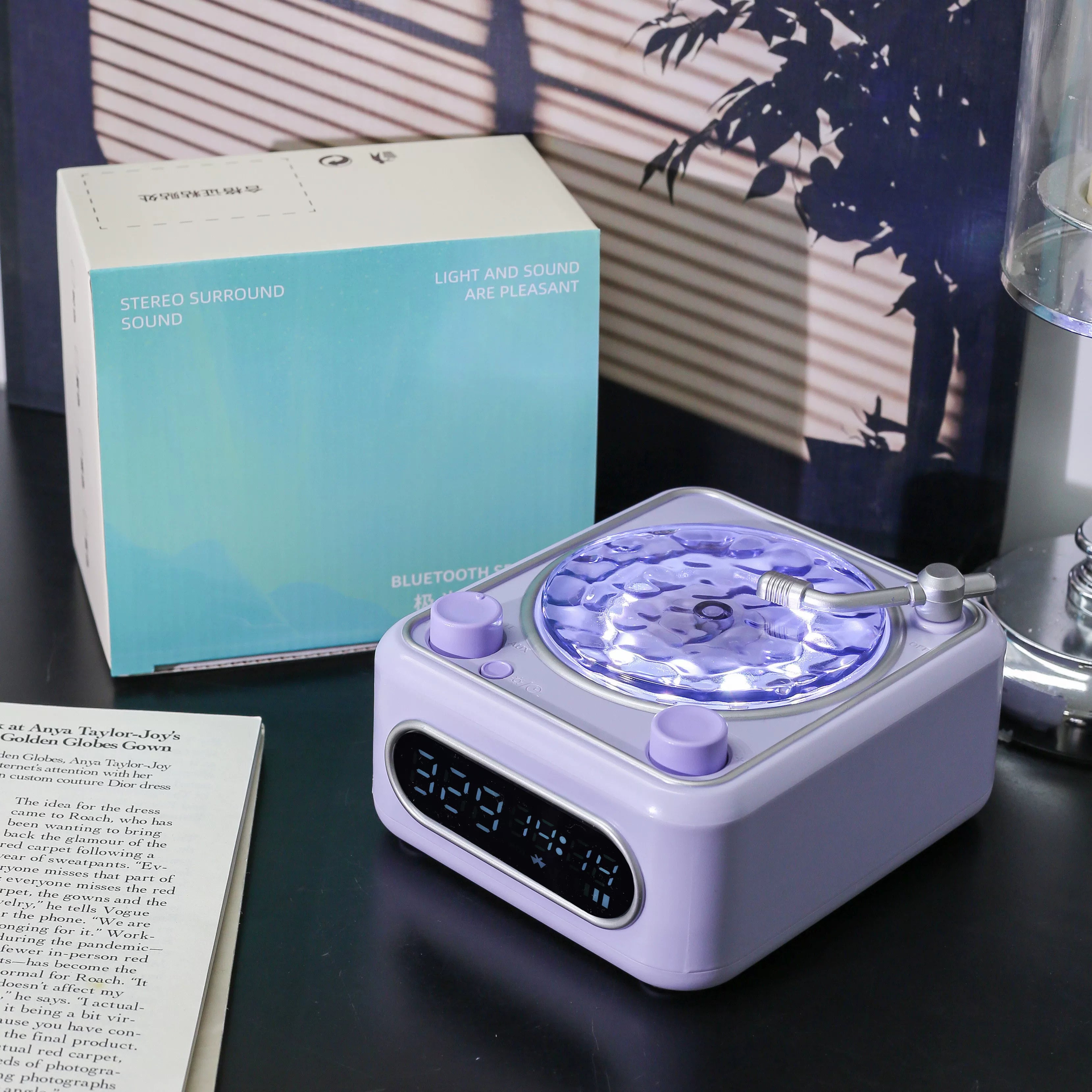 Multifunction Bluetooth Speaker with RGB Lamp & White Noise